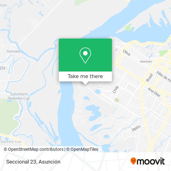 Mapa de Seccional 23