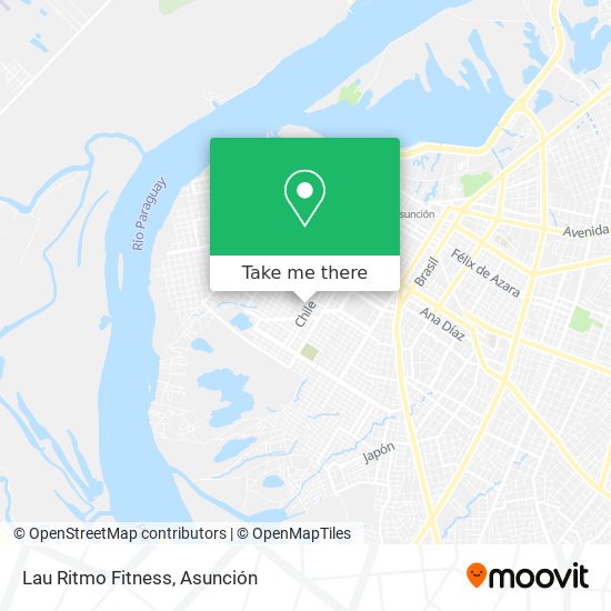 Mapa de Lau Ritmo Fitness