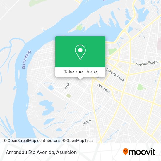 Amandau 5ta Avenida map