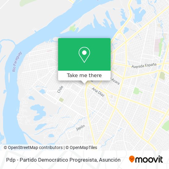 Mapa de Pdp - Partido Democrático Progresista