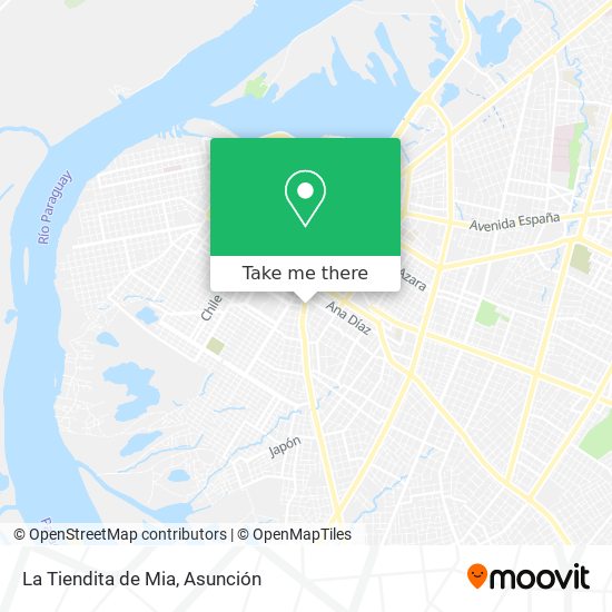 Mapa de La Tiendita de Mia