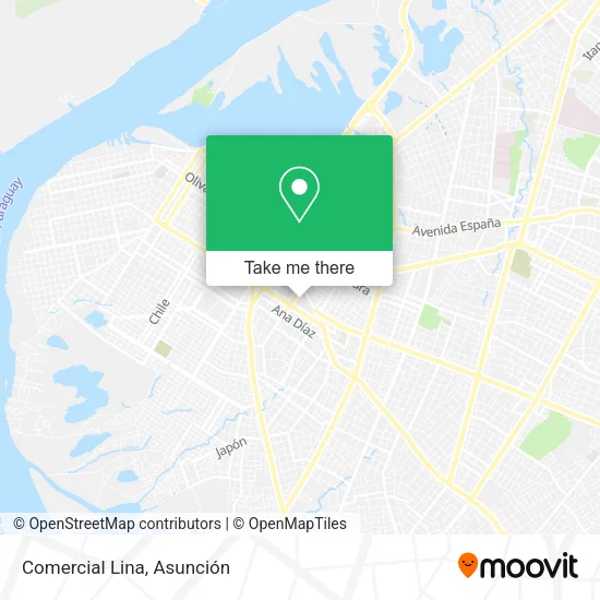 Comercial Lina map