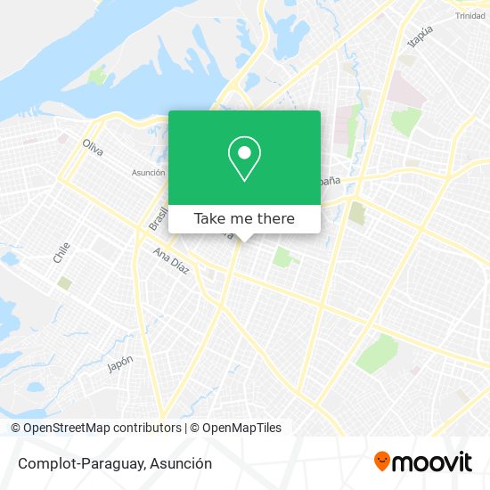 Complot-Paraguay map