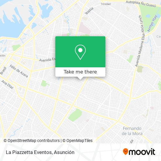 La Piazzetta Eventos map