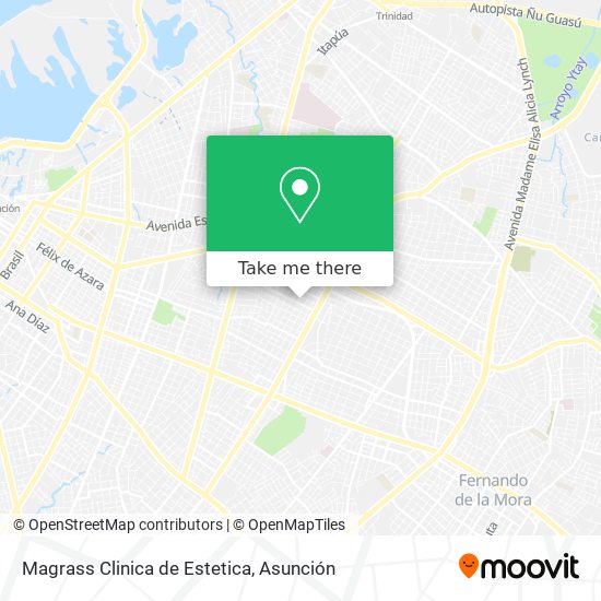 Mapa de Magrass Clinica de Estetica