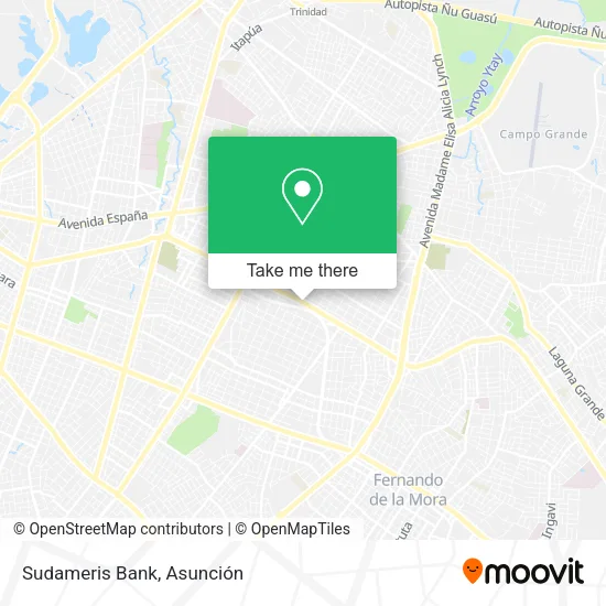 Sudameris Bank map