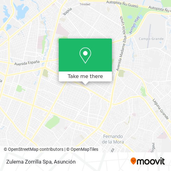 Zulema Zorrilla Spa map