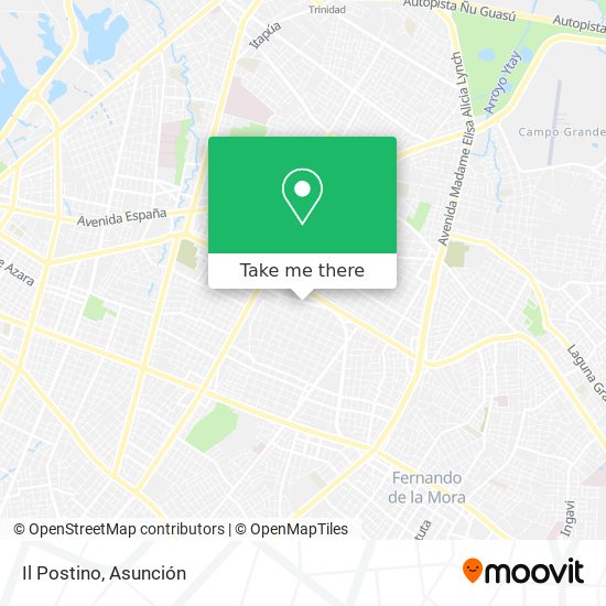 Mapa de Il Postino