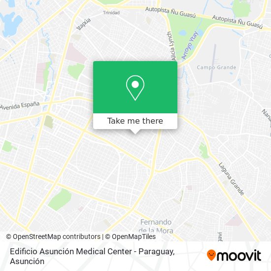 Edificio Asunción Medical Center - Paraguay map
