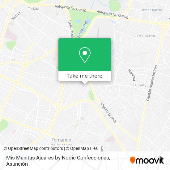 Mapa de Mis Manitas Ajuares by Nodic Confecciones