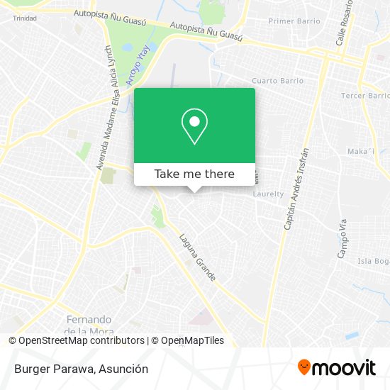 Burger Parawa map