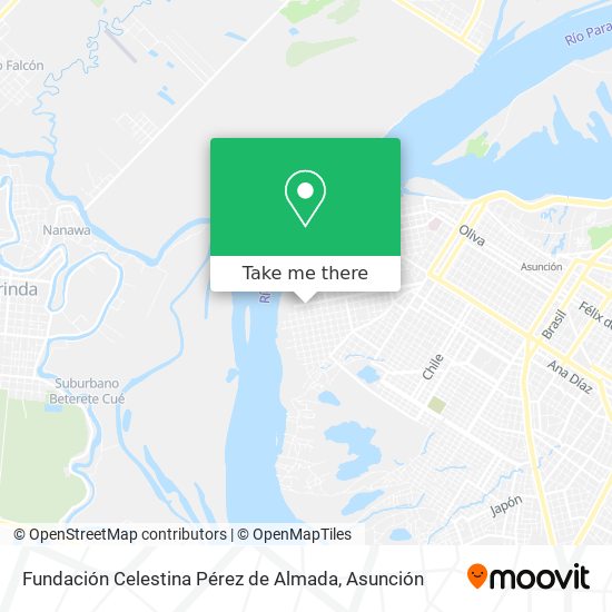 Fundación Celestina Pérez de Almada map