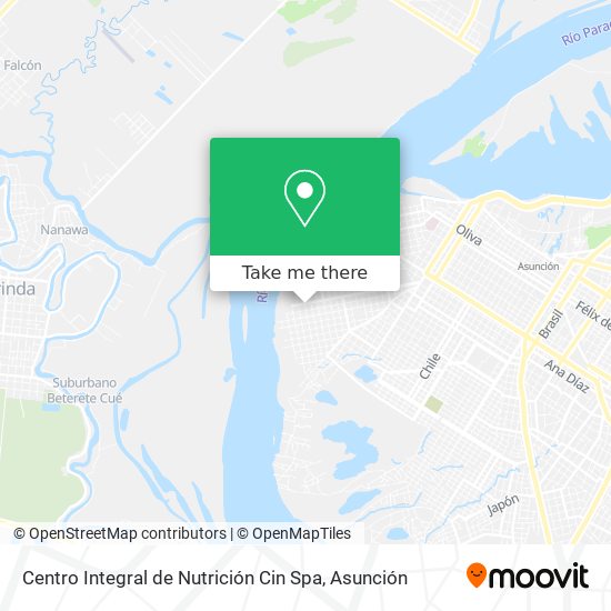 Centro Integral de Nutrición Cin Spa map