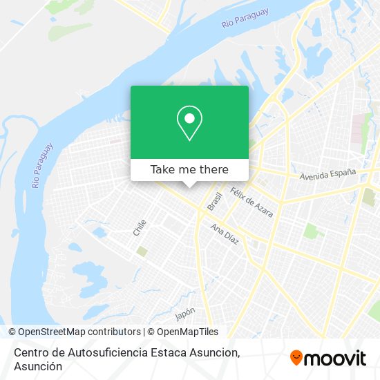 Mapa de Centro de Autosuficiencia Estaca Asuncion