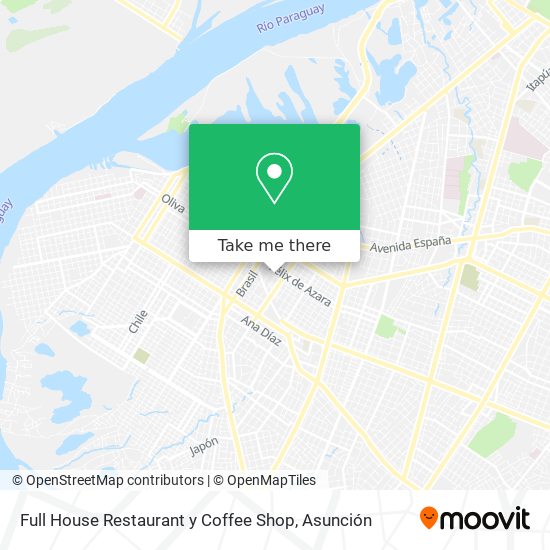 Full House Restaurant y Coffee Shop map