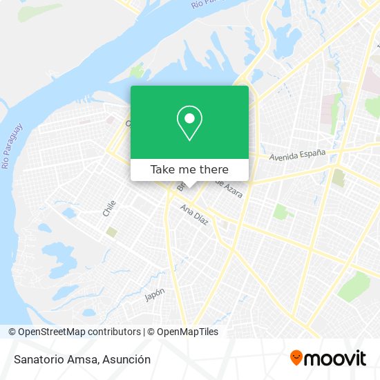 Mapa de Sanatorio Amsa