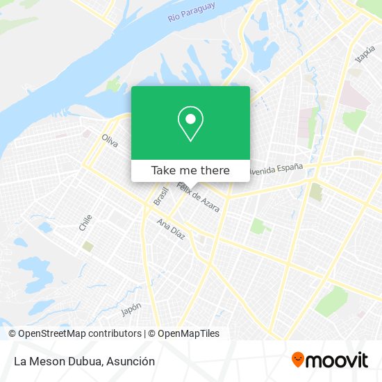 La Meson Dubua map