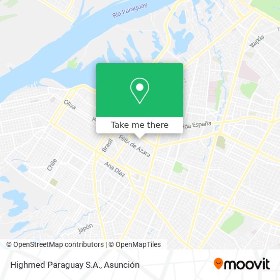 Highmed Paraguay S.A. map