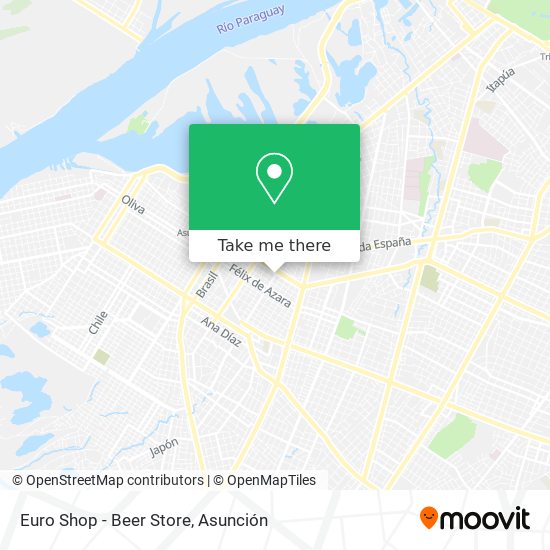 Euro Shop - Beer Store map