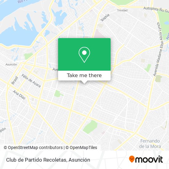 Club de Partido Recoletas map