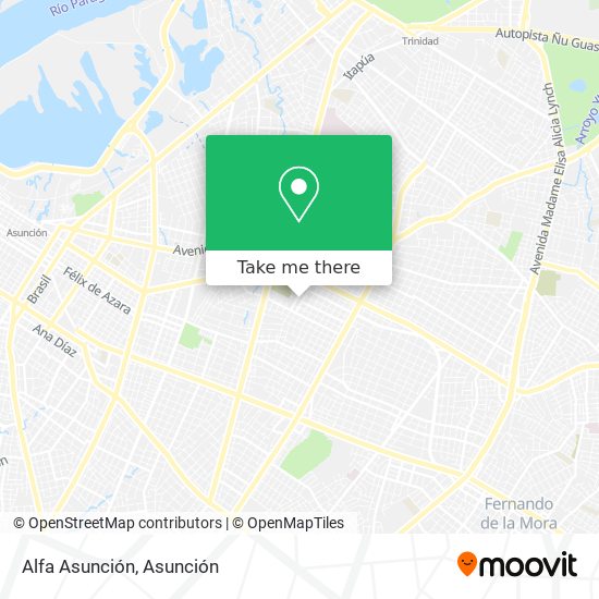 Mapa de Alfa Asunción