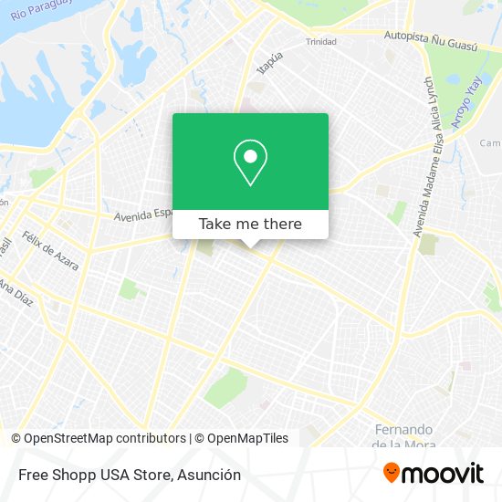 Mapa de Free Shopp USA Store