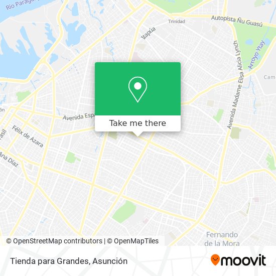 Mapa de Tienda para Grandes