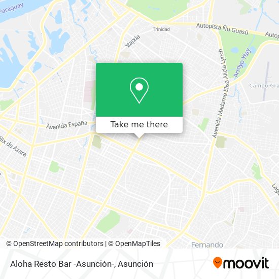 Aloha Resto Bar -Asunción- map