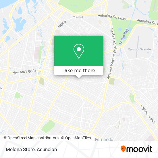 Mapa de Melona Store