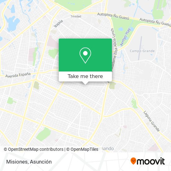 Mapa de Misiones