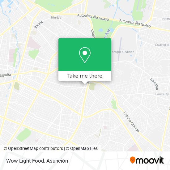 Wow Light Food map