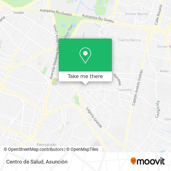 Mapa de Centro de Salud