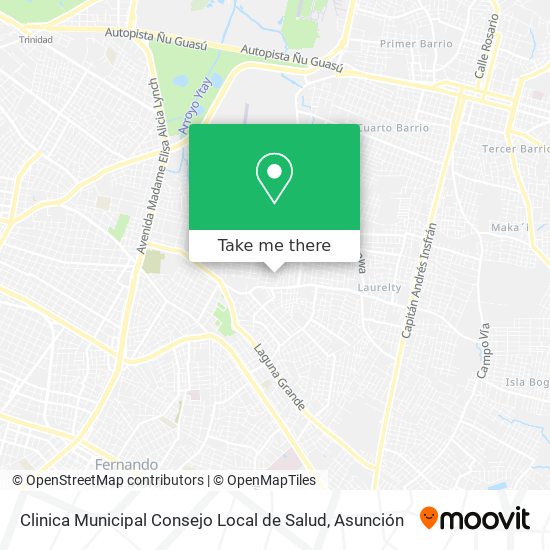 Clinica Municipal Consejo Local de Salud map