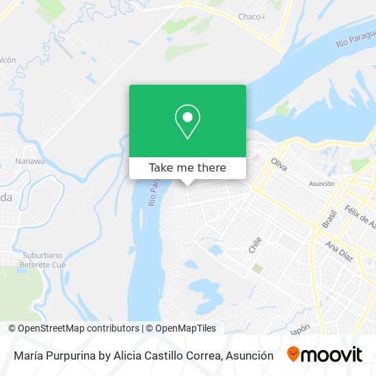 Mapa de María Purpurina by Alicia Castillo Correa
