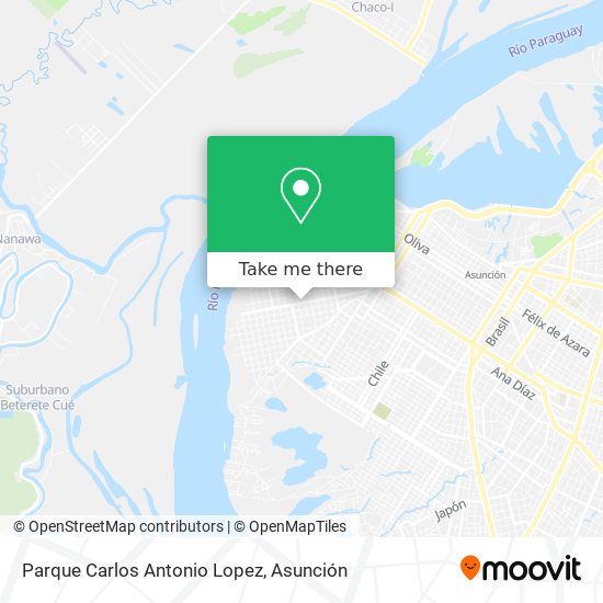 Mapa de Parque Carlos Antonio Lopez