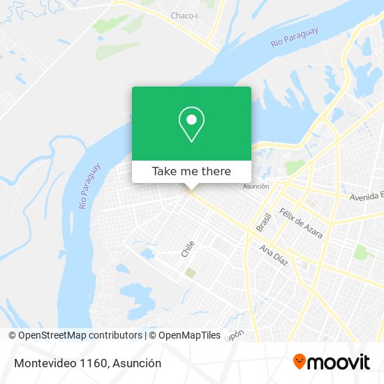 Montevideo 1160 map