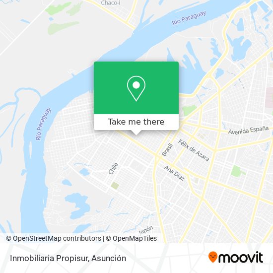 Mapa de Inmobiliaria Propisur