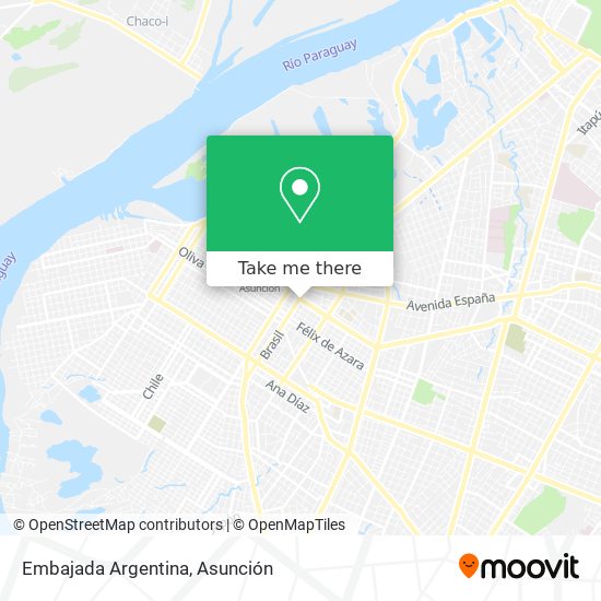 Embajada Argentina map