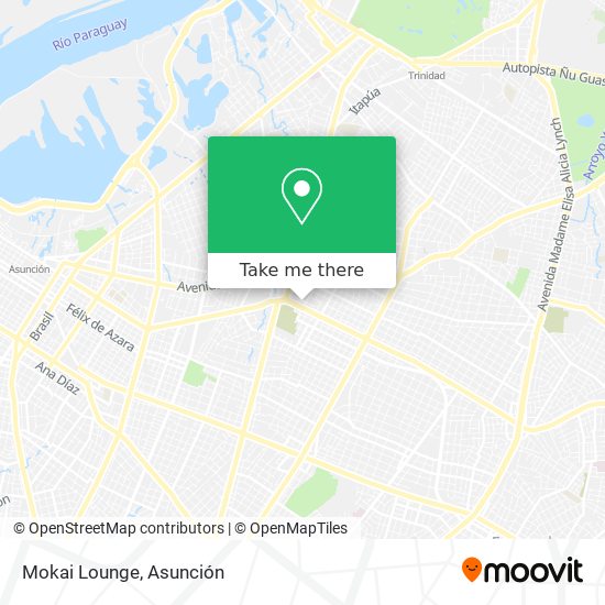 Mokai Lounge map