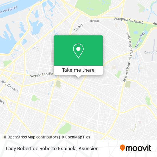 Mapa de Lady Robert de Roberto Espinola