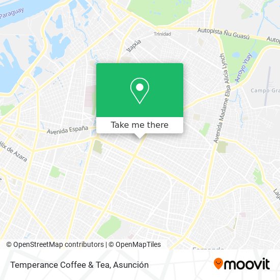 Temperance Coffee & Tea map