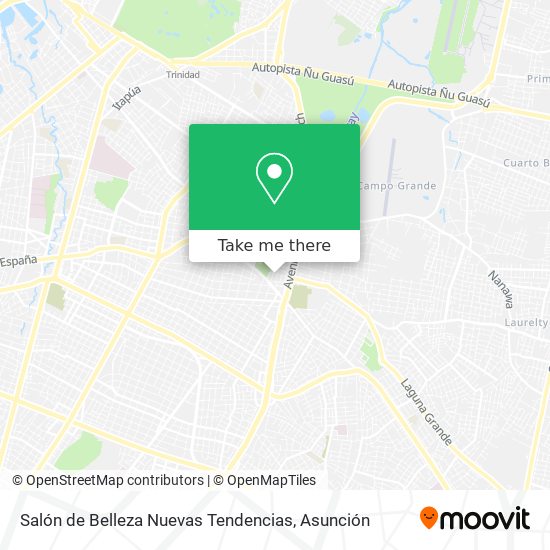Salón de Belleza Nuevas Tendencias map