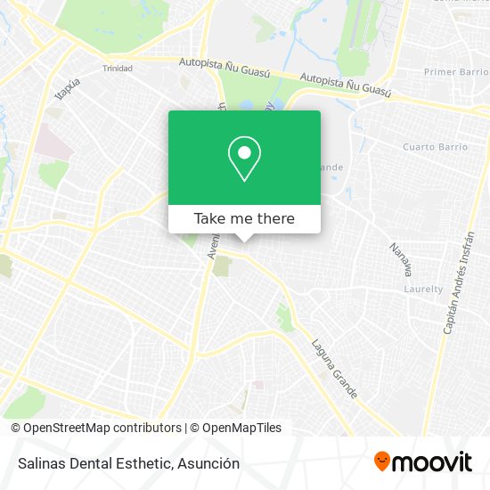 Salinas Dental Esthetic map