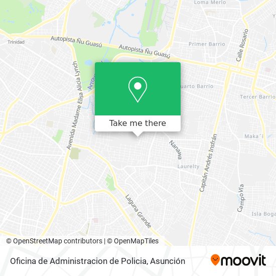 Oficina de Administracion de Policia map