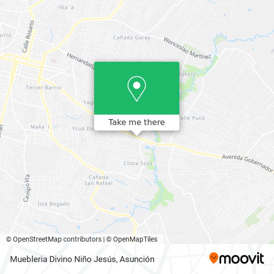 Mapa de Muebleria Divino Niño Jesús