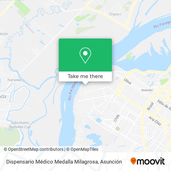 Dispensario Médico Medalla Milagrosa map