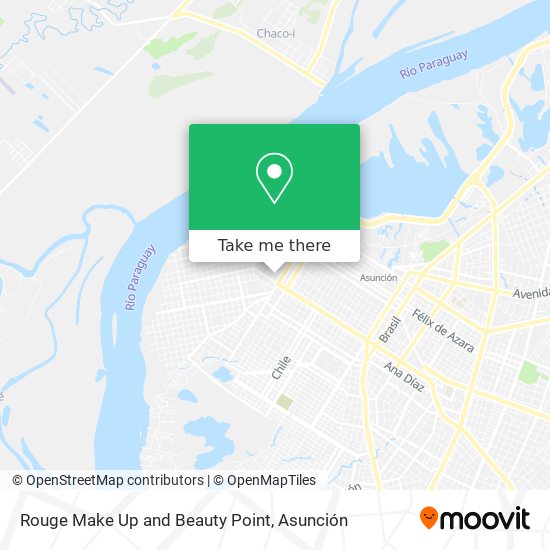 Rouge Make Up and Beauty Point map