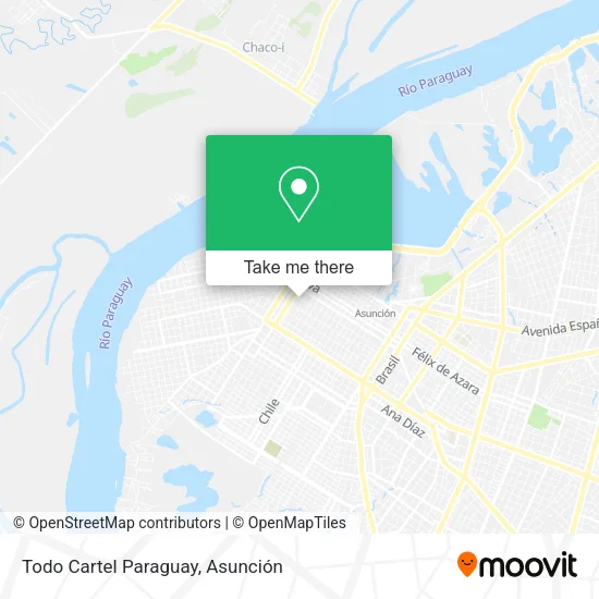 Todo Cartel Paraguay map
