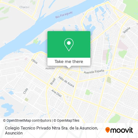 Mapa de Colegio Tecnico Privado Ntra Sra. de la Asuncion