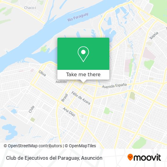 Club de Ejecutivos del Paraguay map